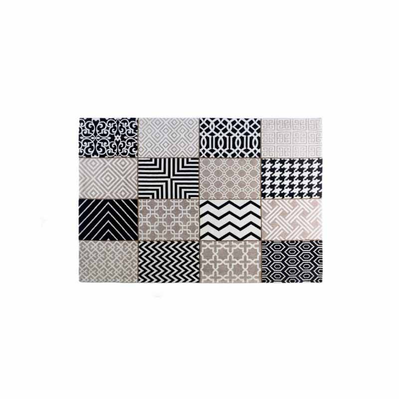 Carpete vintage patchwork